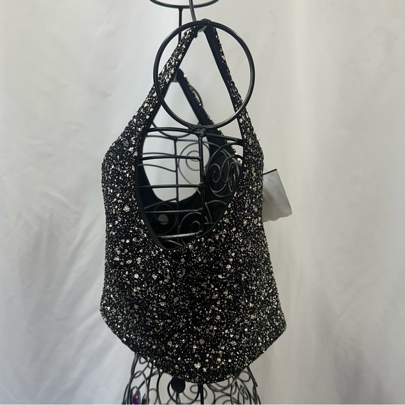 NWT Soprano metallic speckled cropped tank top size XL - Picture 6 of 7